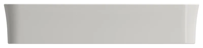 Sottile Rectangle Vessel Fireclay 21.5 in. with Matching Drain Cover in Biscuit