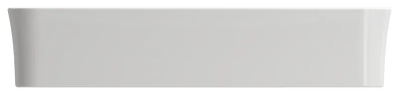 Sottile Rectangle Vessel Fireclay 21.5 in. with Matching Drain Cover in White