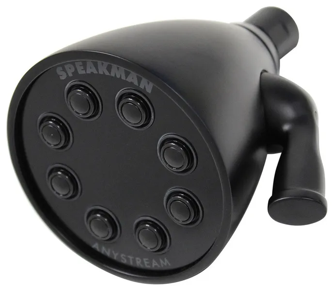 Speakman S-2251 Signature Brass 64 Spray 2.5 GPM Shower Head - Matte Black