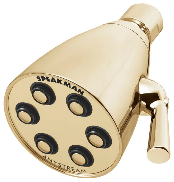 Speakman S-2252 Icon 2.5 GPM Multi Function Shower Head - Polished Brass