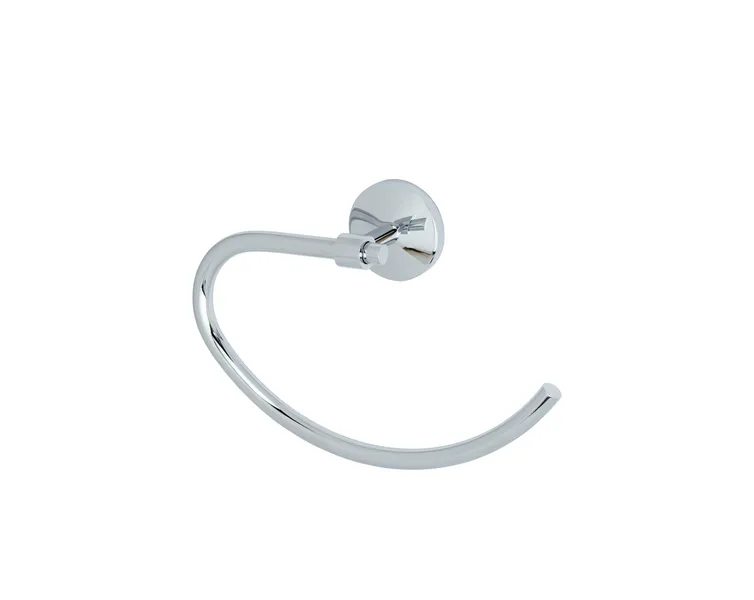Star Open Arm Towel Ring Holder, Chrome, Large