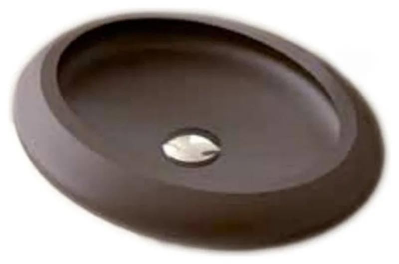 Stone PO33 Vessel Sink in Mocha 17.3" x 11.8"