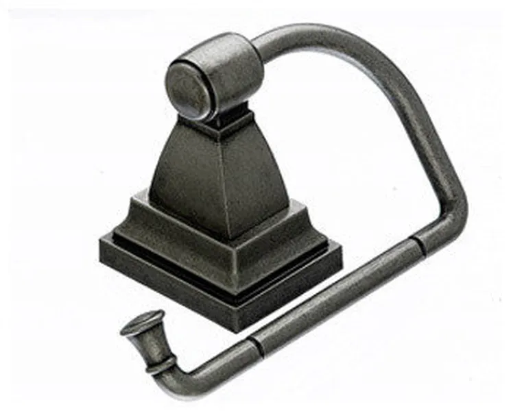 Stratton Bath Tissue Hook, Antique Pewter