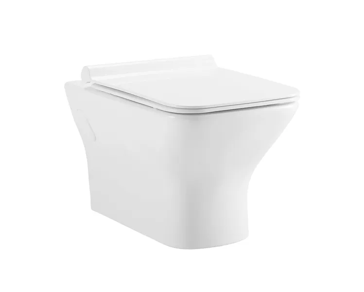 Swiss Madison Carre Wall-Hung Elongated Toilet Bowl