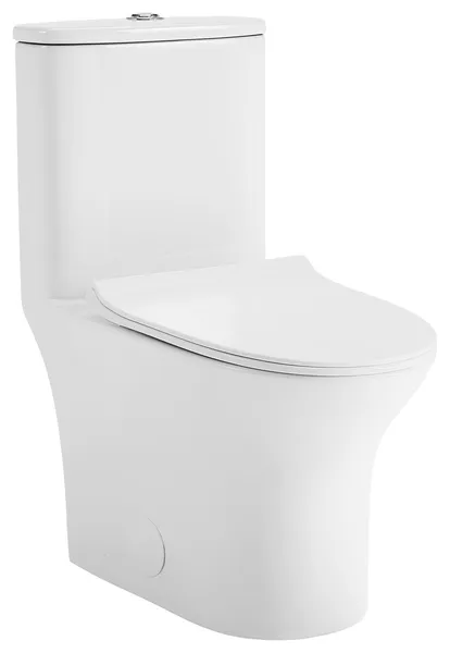 Swiss Madison Cascade One-Piece Toilet Dual-Flush 0.8/1.28 gpf
