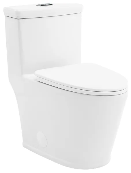 Swiss Madison SM-1T115 Beau 1.1 / 1.6 GPF Dual Flush One Piece - Glossy White