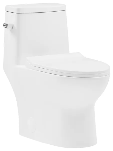 Swiss Madison SM-1T124 Ivy 1.28 GPF One Piece Elongated Toilet - White
