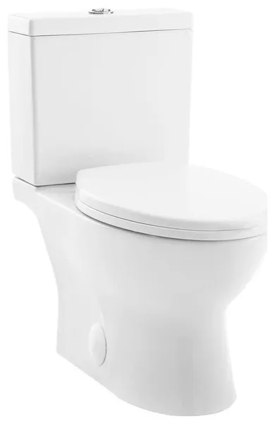 Swiss Madison SM-2T220 Cache 1.6 GPF Dual Flush Two Piece - Glossy White