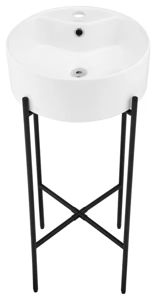 Swiss Madison SM-CS800 Monaco 15-3/4" Circular Ceramic Console - Matte Black