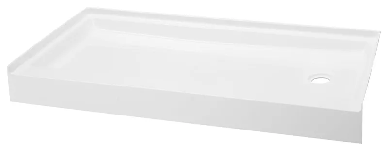 Swiss Madison SM-SB527 Voltaire 60" x 34" Rectangular Shower Base - Glossy