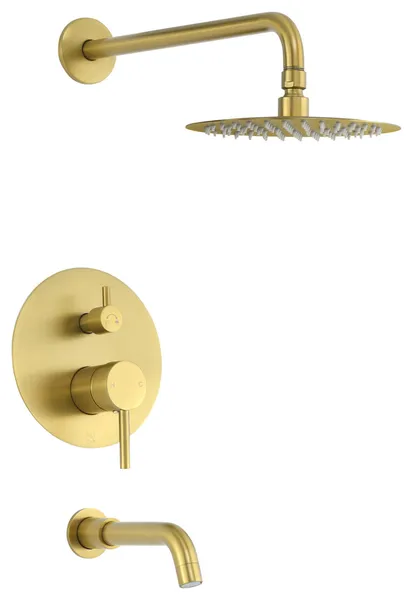 Swiss Madison SM-STF00 Ivy Tub and Shower Trim Package - Brushed Gold