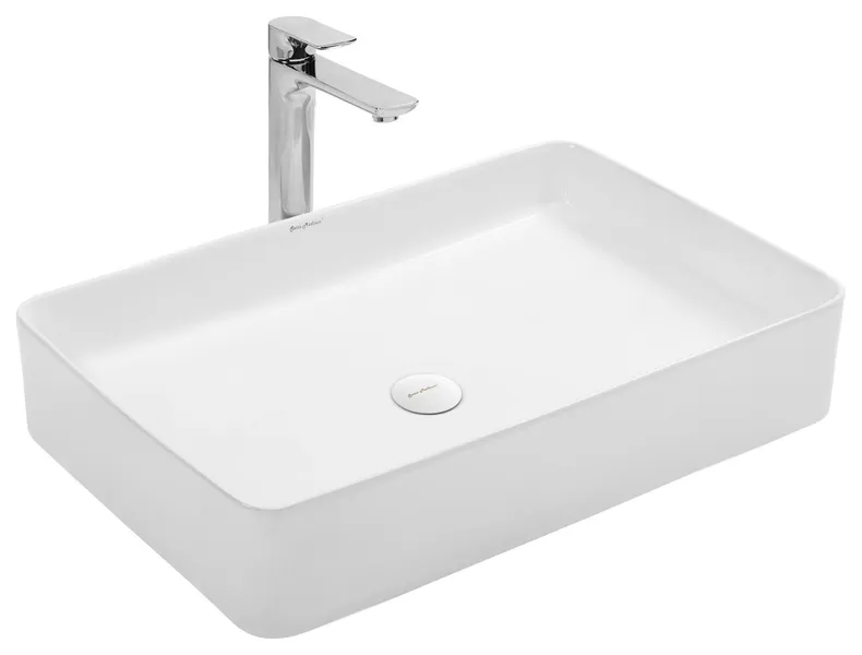 Swiss Madison SM-VS231 Concorde 24-1/4" Rectangular Ceramic - Glossy White