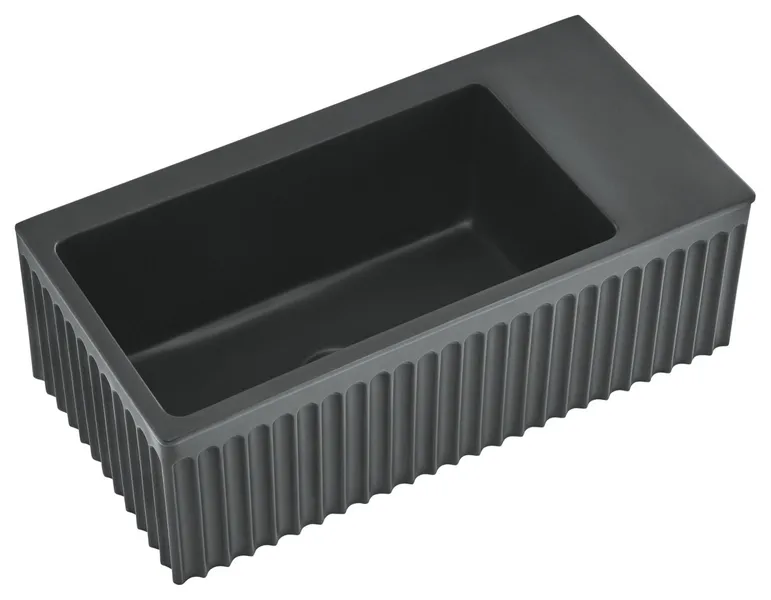 Swiss Madison SM-WS355 Delice 24" Rectangular Stone Composite - Matte Black