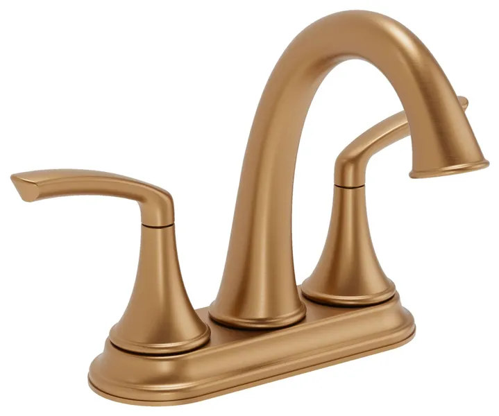 Symmons SLC5512PP Elm 1.0 GPM Centerset Bathroom Faucet - Brushed Bronze