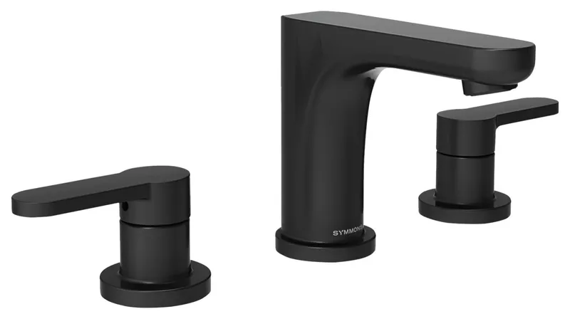 Symmons SLW6712PP Identity 1.0 GPM Widespread Bathroom Faucet - Matte Black