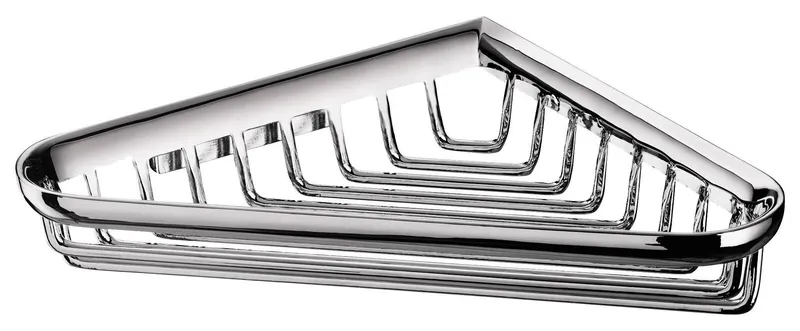 System 3545.001.02 Corner Shower Basket in Polished Chrome