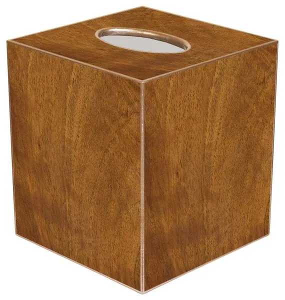 TB1546-Wood Grain Tissue Box Cover