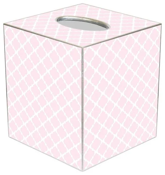 TB2604 - Chelsea Light Pink Tissue Box Cover