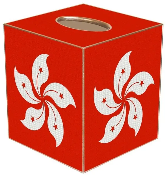 TB2717 - Hong Kong Flag Tissue Box Cover