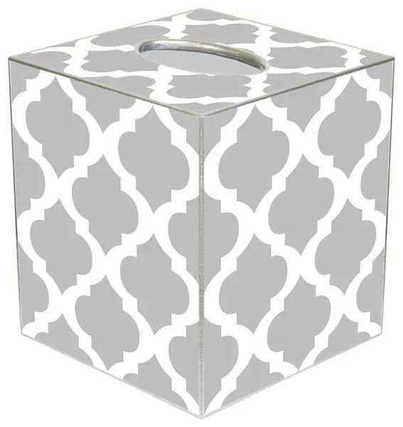 TB2861 - Grey Chelsea Grande Tissue Box Cover