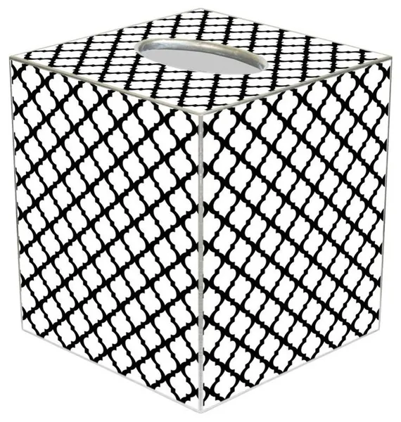 TB2938-Chelsea White Tissue Box