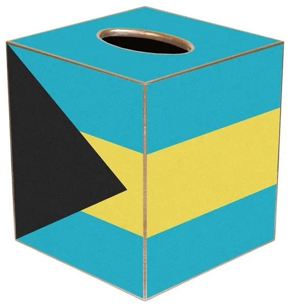 TB2973-Bahamas Flag Tissue Box Cover