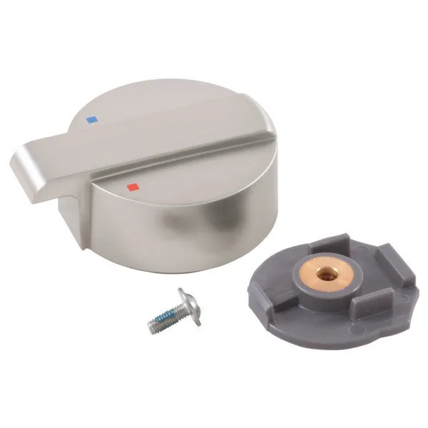 Temperature Cap, Knob and Screw, Brilliance Stainless