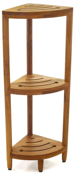 The Original Kai™ Corner Teak Bath Shelf