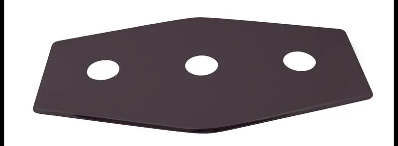 Three-Hole Remodel Plate In Oil Rubbed Bronze