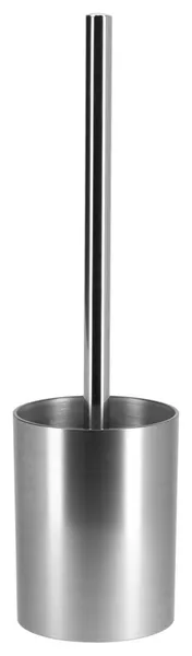 Toilet Brush and Holder Set NOUMEA Silver Brushed Aluminum