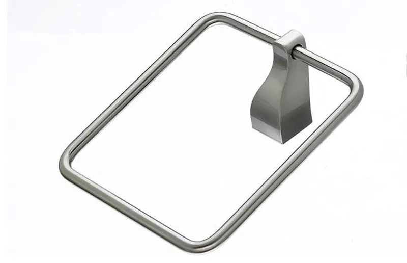Top Knobs AQ5 Aqua Bath Towel Ring - Brushed Satin Nickel