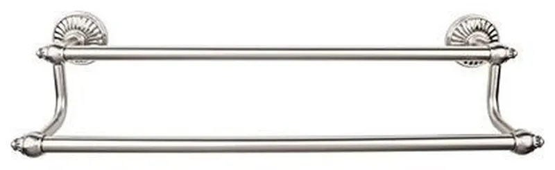 Top Knobs TUSC11 Tuscany Bath 30 Inch Double Towel Bar - Brushed Satin Nickel