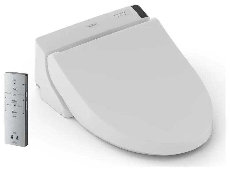 TOTO C200 Round Washlet with Premist, Cotton