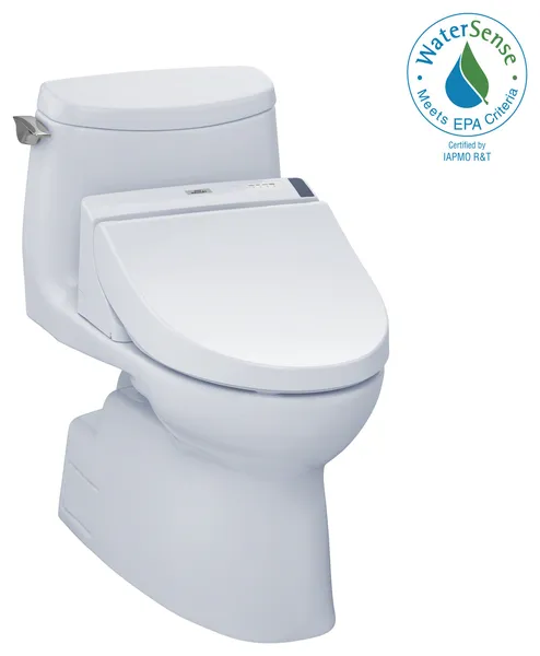 Toto Carlyle Ii 1G Washlet+ C200 1-Piece Toilet, 1.0 Gpf, Cotton
