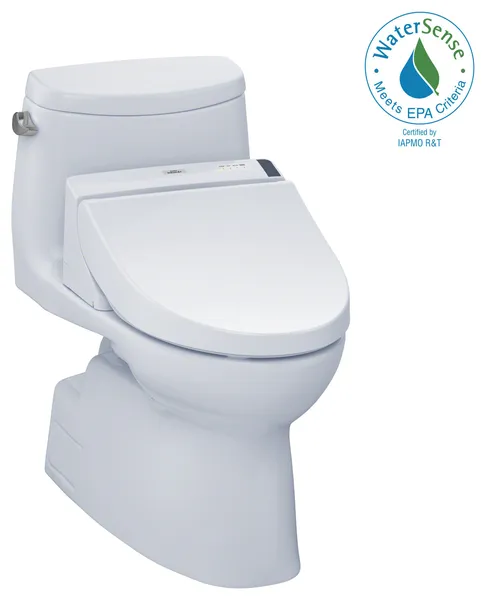 Toto Carlyle Ii Connect+ One-Piece Toilet With C200 Washlet, Cotton