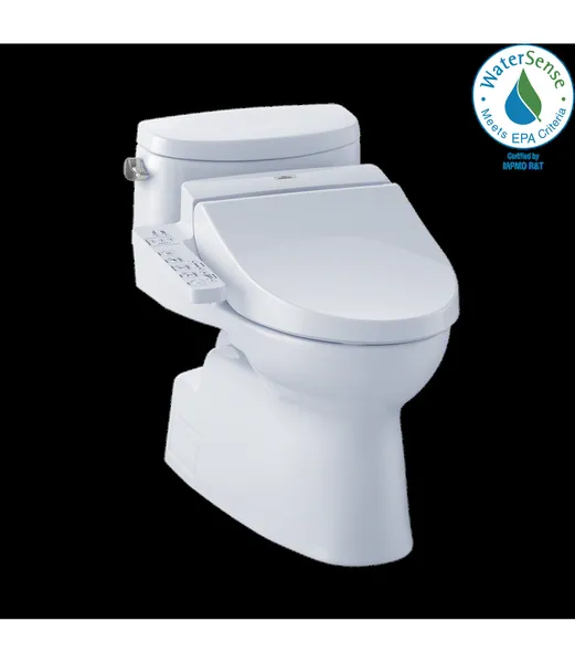 Toto Carolina Ii 1.28 Gpf Elongated One-Piece Toilet, Washlet+ C100, Cotton