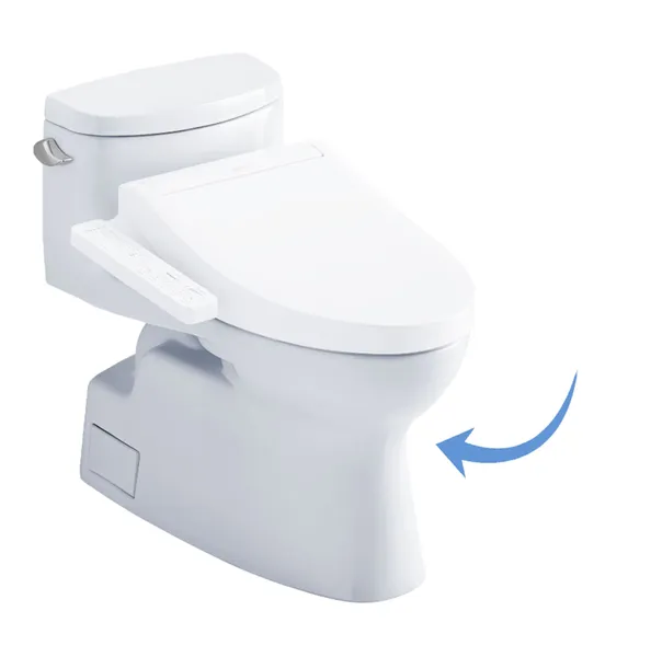 TOTO Carolina II One Piece Elongated Toilet with Left Lever - Less Seat