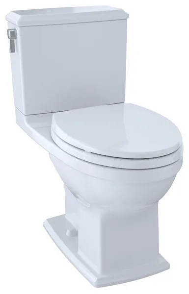 TOTO Connelly 1.28 GPF & 0.9 GPF Elongated Two-Piece Toilet Less Seat, Cotton