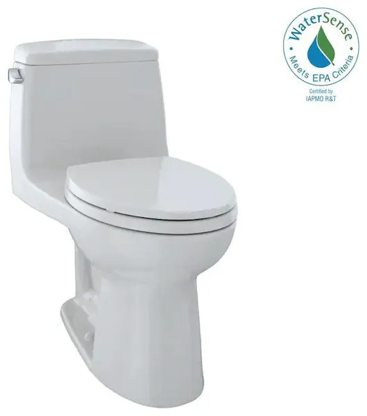 Toto Eco Ultramax 1-Piece Toilet, Elongated Bowl, Colonial White