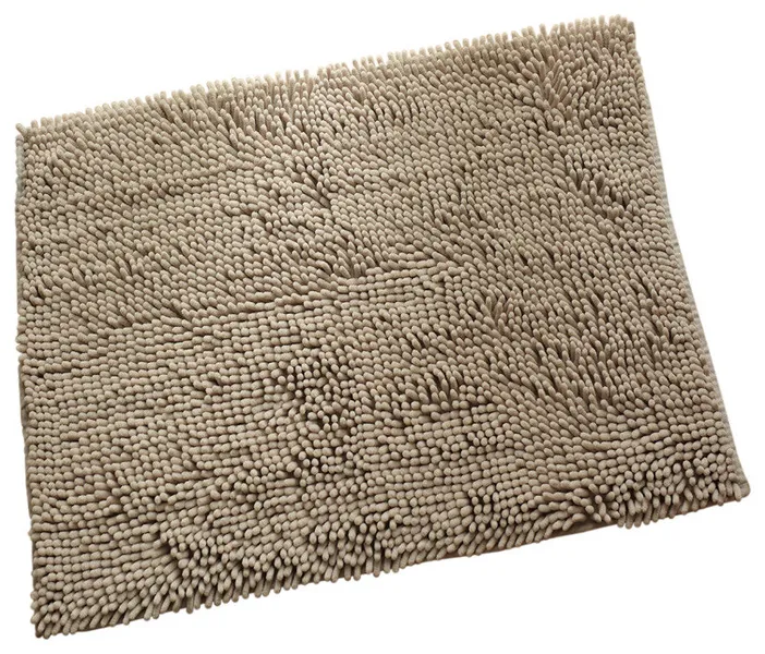 Totti Havana Beige Microfiber Chenille 20"x30" Bathroom Mat