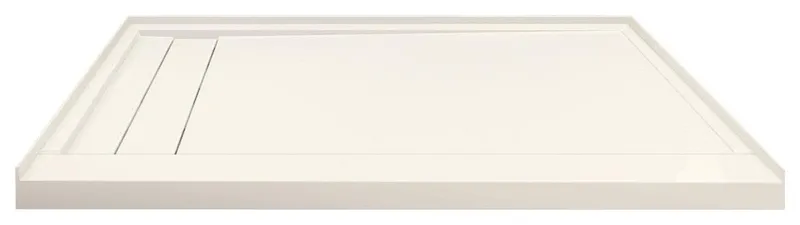 Transolid TRS_FLU6030L FLU-Series 60" x 30" Rectangular Shower - Cameo