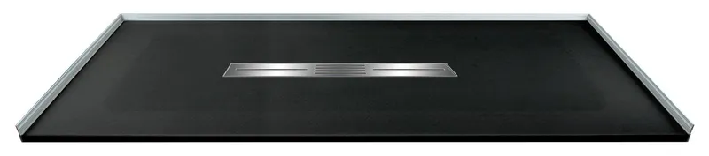 Transolid TRS_FZS6032C Trimslate 60" x 31-1/2" Rectangular Shower - Black