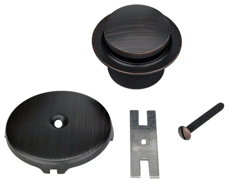 Tub Drain Trim and Single-Hole Overflow Cover for Bath Tubs, Oil Rubbed Bronze