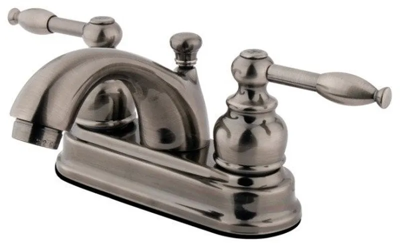 Two Handle 4" Centerset Lavatory Faucet with Retail Pop-up KB2600KL