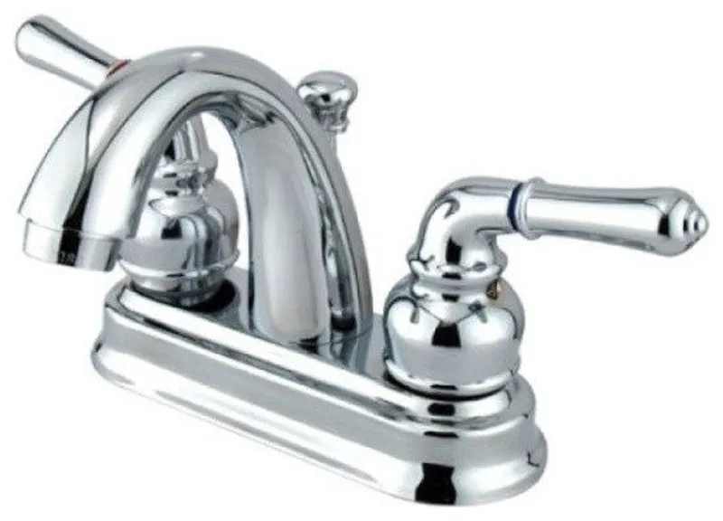 Two Handle 4" Centerset Lavatory Faucet with Retail Pop-up KB5611NML