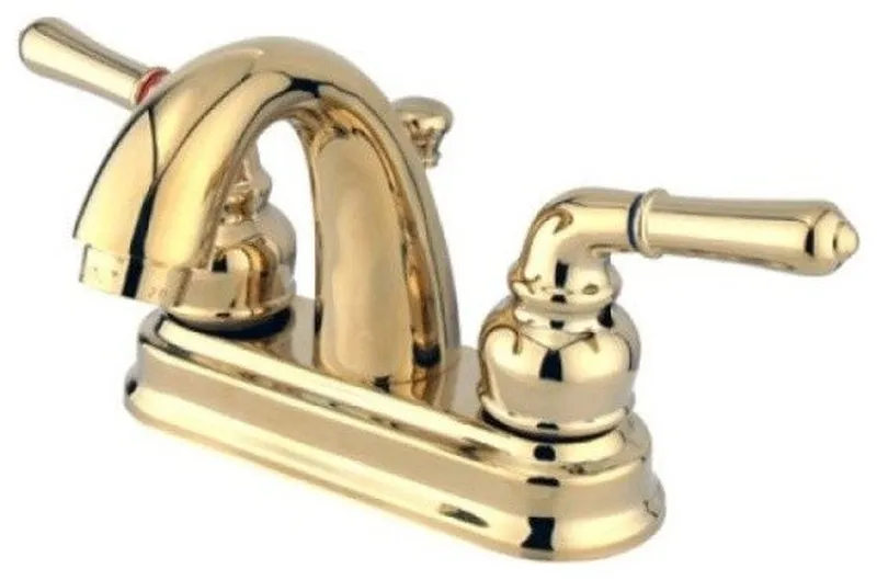 Two Handle 4" Centerset Lavatory Faucet with Retail Pop-up KB5612NML