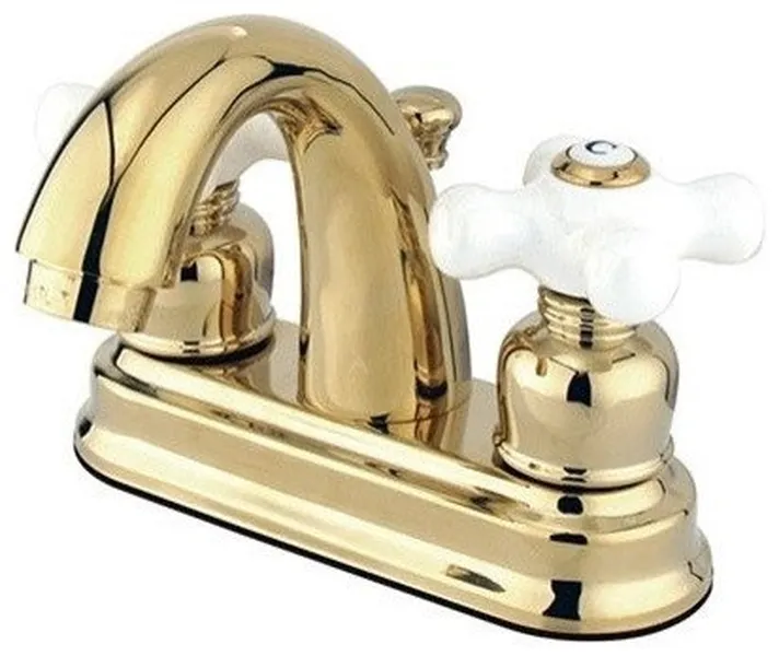Two Handle 4" Centerset Lavatory Faucet with Retail Pop-up KB5612PX