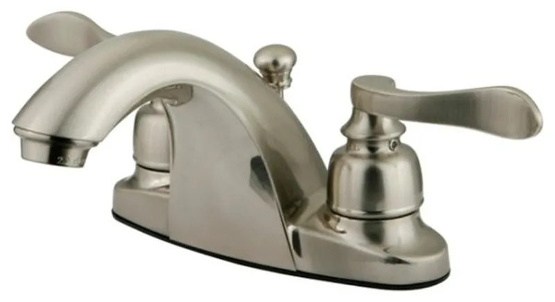 Two Handle 4" Centerset Lavatory Faucet with Retail Pop-up KB8648NFL