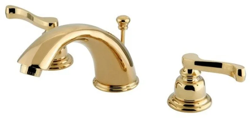 Two Handle 4" to 8" Mini Widespread Lavatory Faucet with Retail Pop-up KB962FL