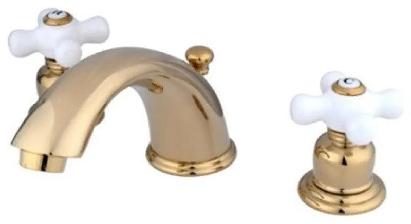 Two Handle 4" to 8" Mini Widespread Lavatory Faucet with Retail Pop-up KB962PX
